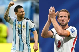 لاعبو منتخبي إنجلترا والأرجنتين قبل مباراة نصف نهائي كأس العالم 2026